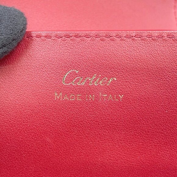 CARTIER Garland de Cartier Leather Red - Picture 15 of 16